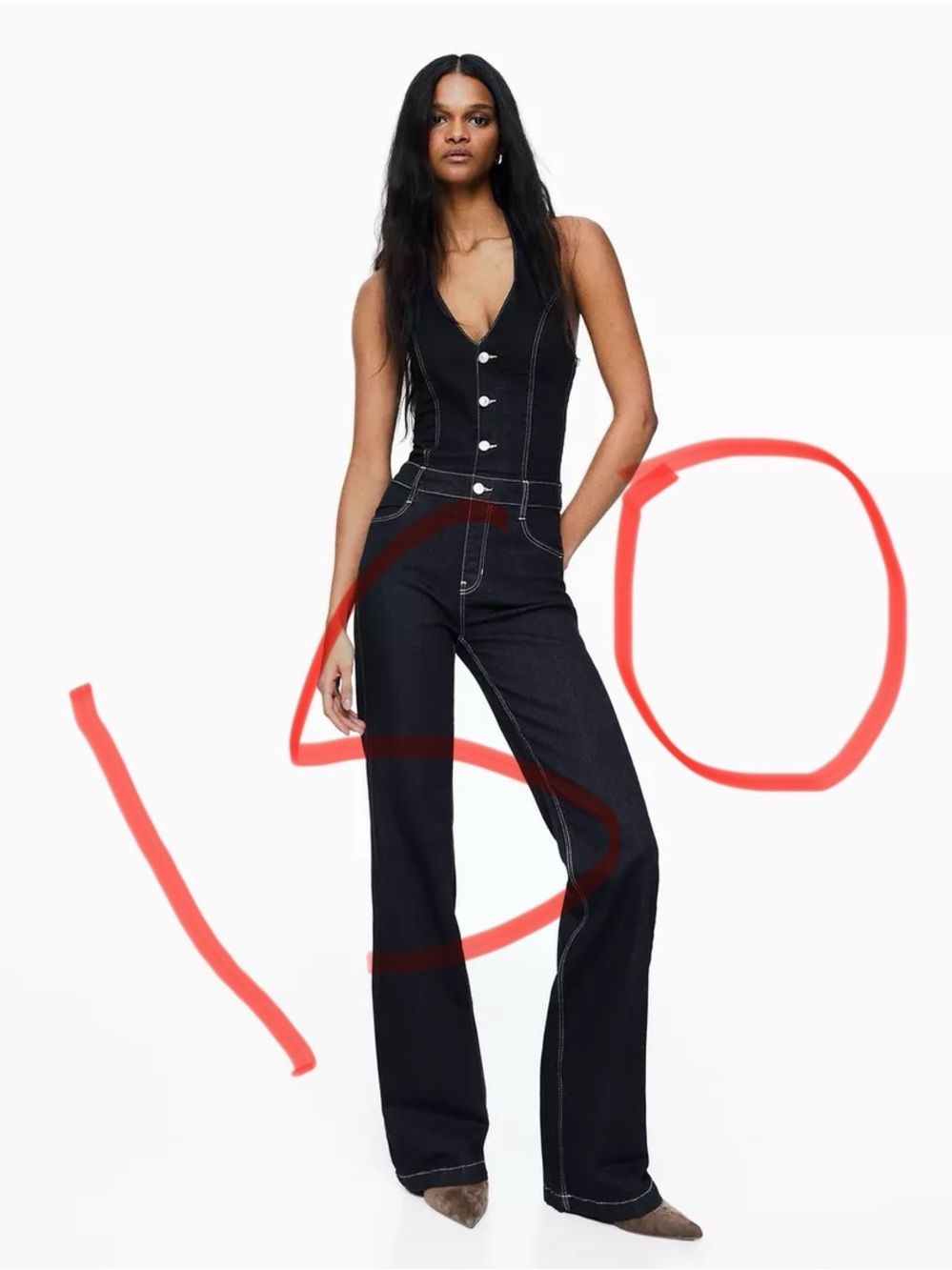 Bershka Denim Jumpsuit ISO